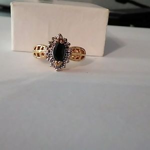 Sapphire and Diamond Dress Ring sz 6